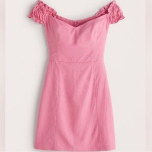 Abercrombie Mini Corset Dress Pink